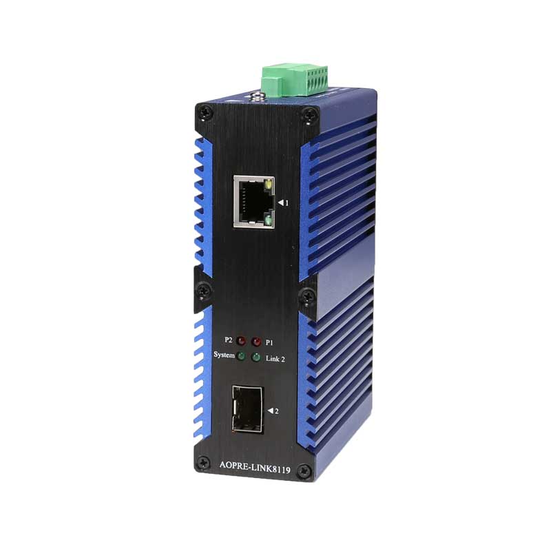 工業(yè)級百兆/千兆1光1電光纖收發(fā)器