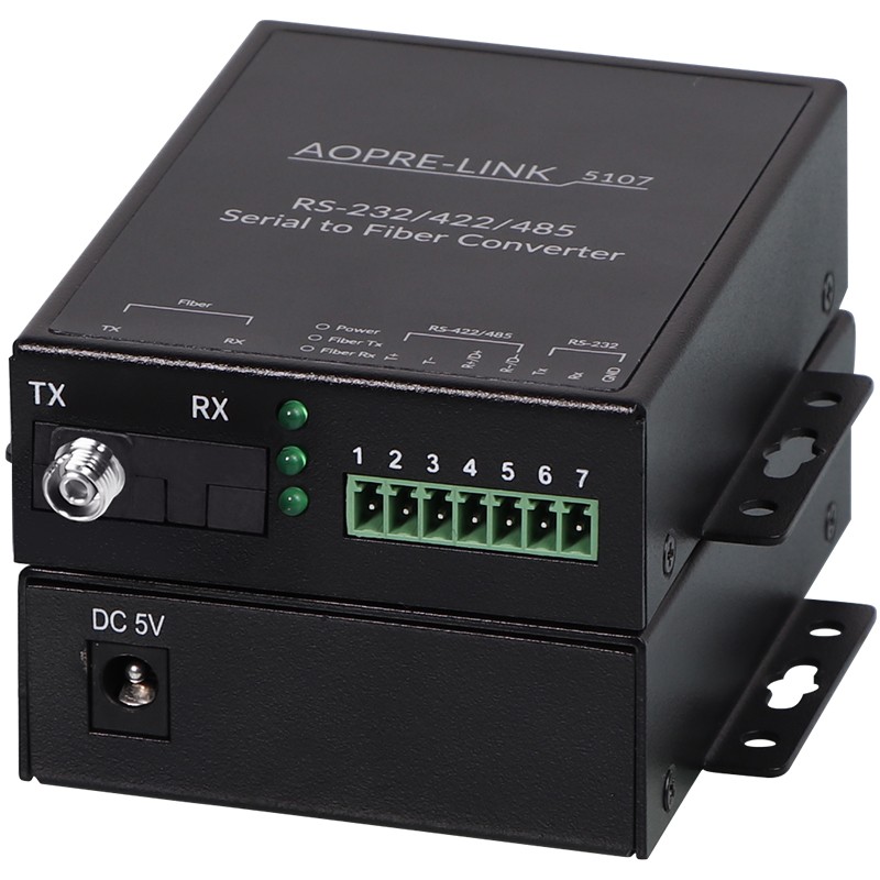 商用級RS232/RS485/RS422串口 光纖轉(zhuǎn)換器