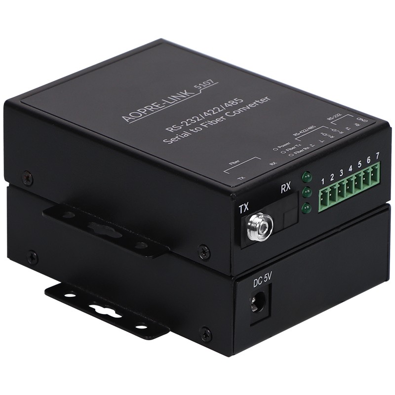 商用級RS232/RS485/RS422串口 光纖轉(zhuǎn)換器
